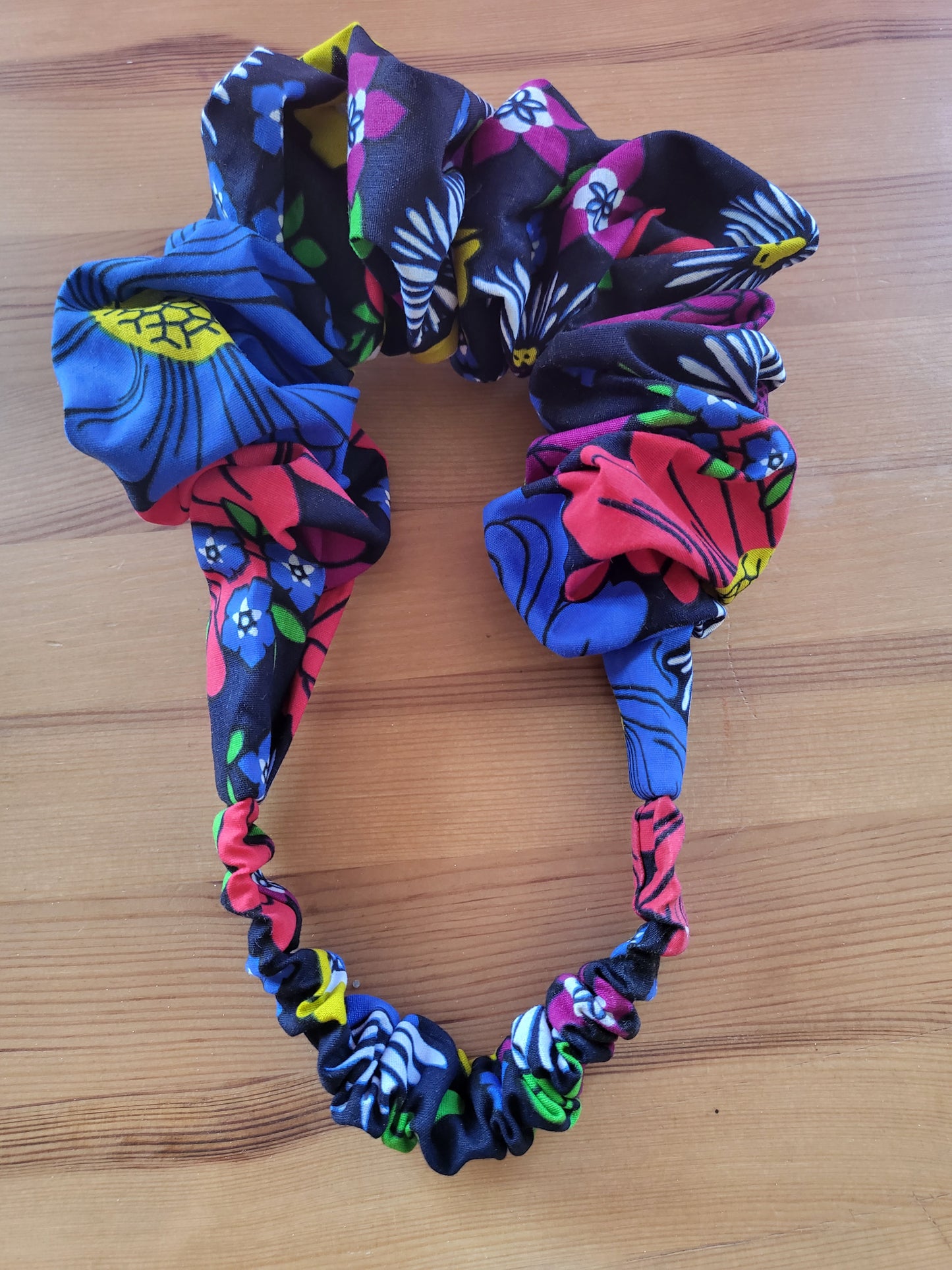 Ruffled African Print Headband - over 30 patterns - Glo Cre8s