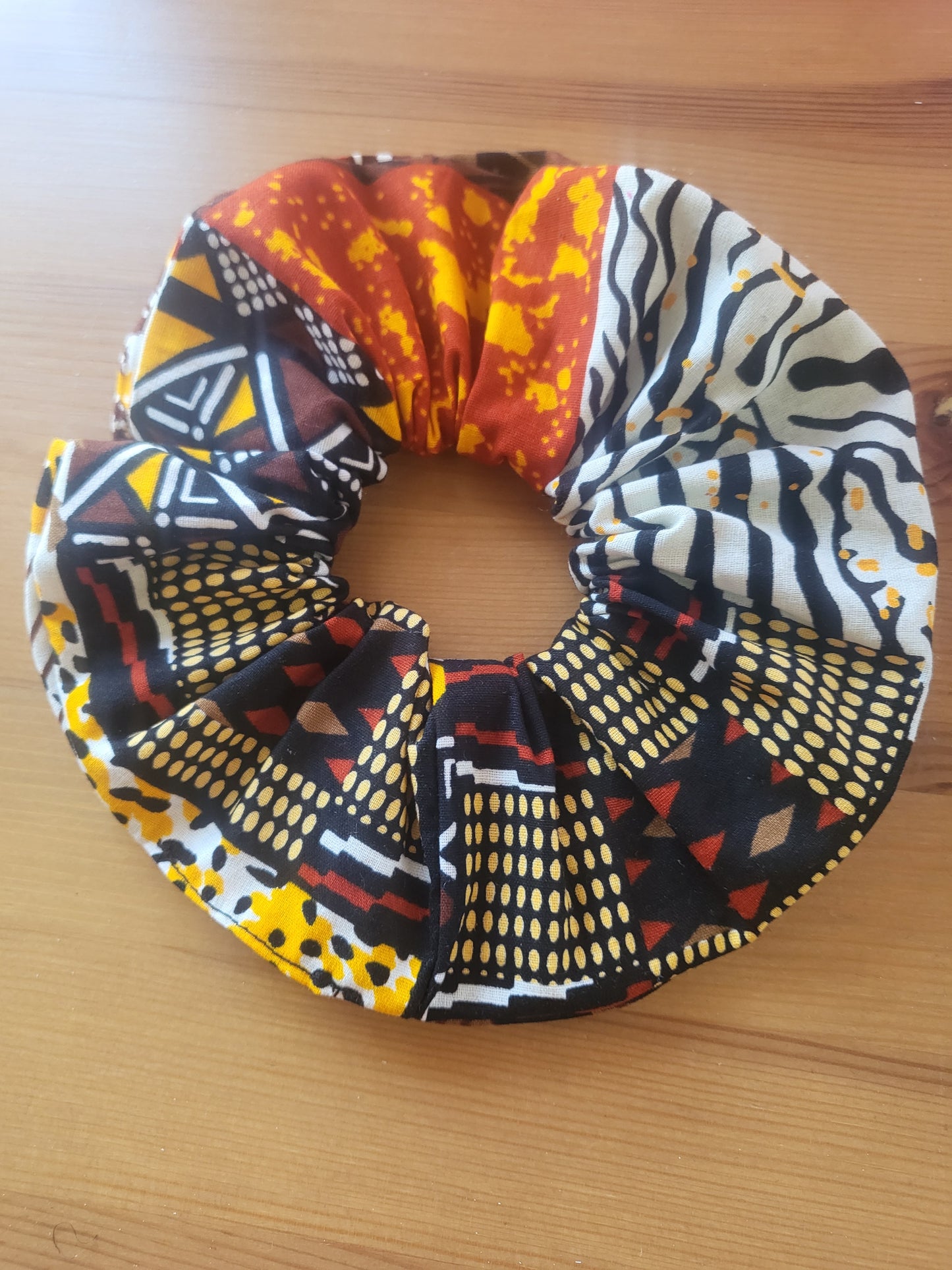 Large scrunchies 100% Cotton scrunchies - 40 patterns available - Glo Cre8s