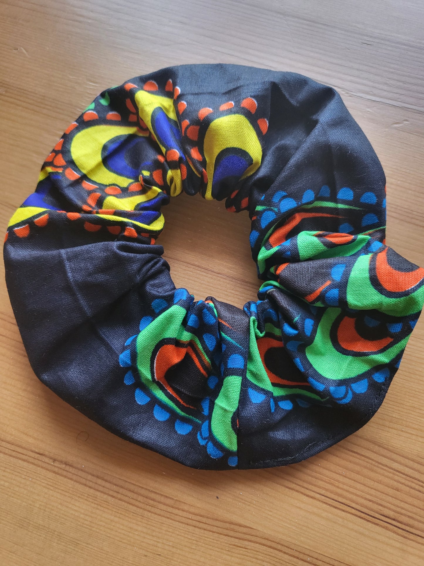 Large scrunchies 100% Cotton scrunchies - 40 patterns available - Glo Cre8s