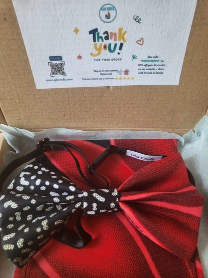 Bow Tie and Pocket Square Gift Set - Glo Cre8s