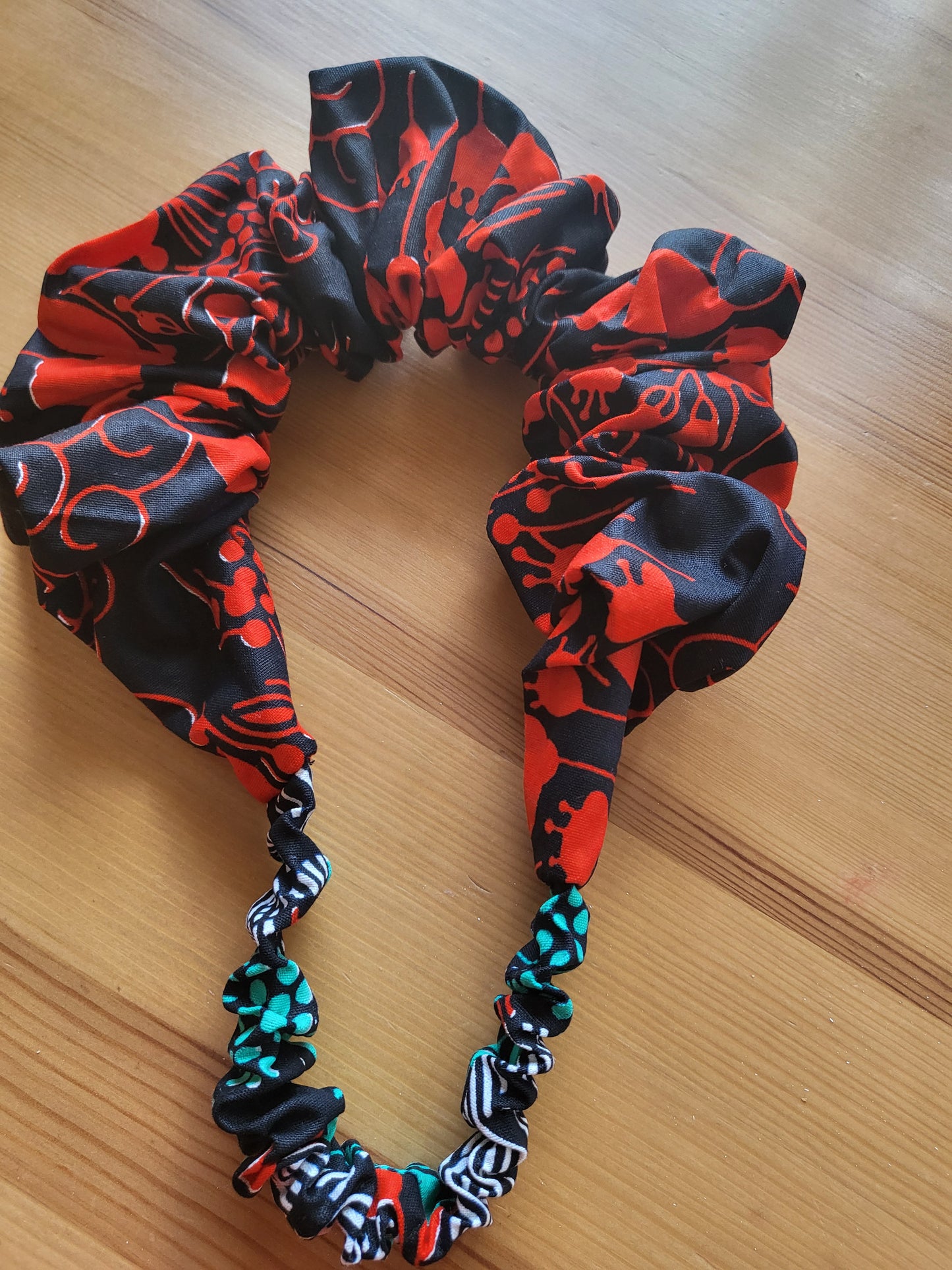 Ruffled African Print Headband - over 30 patterns - Glo Cre8s