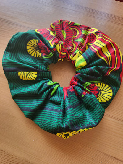 Large scrunchies 100% Cotton scrunchies - 40 patterns available - Glo Cre8s