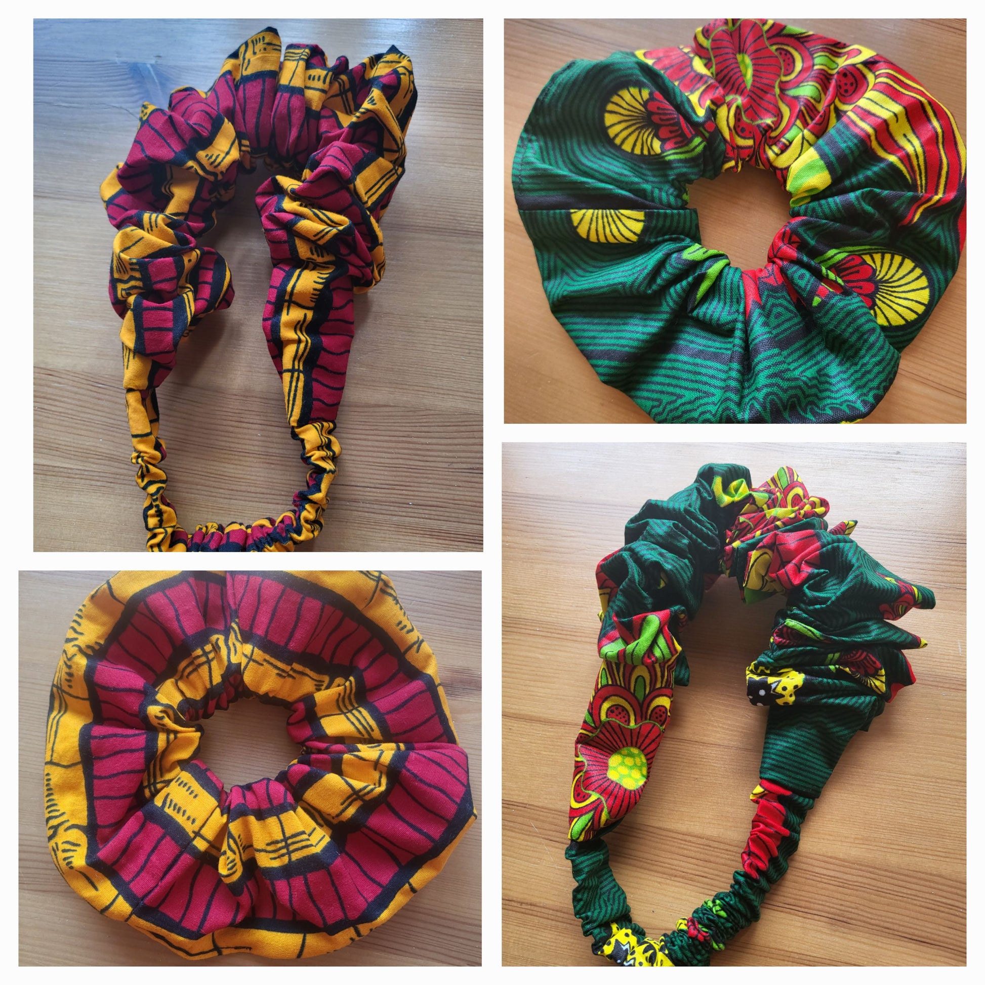 Headband with scrunchie - over 30 patterns - Glo Cre8s