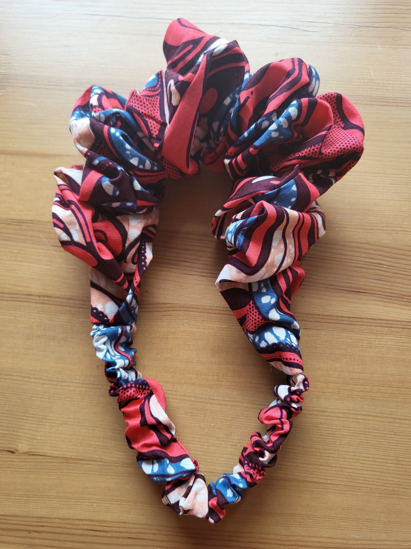 Ruffled African Print Headband - over 30 patterns - Glo Cre8s