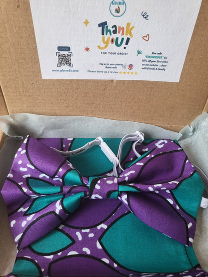 Bow Tie and Pocket Square Gift Set - Glo Cre8s