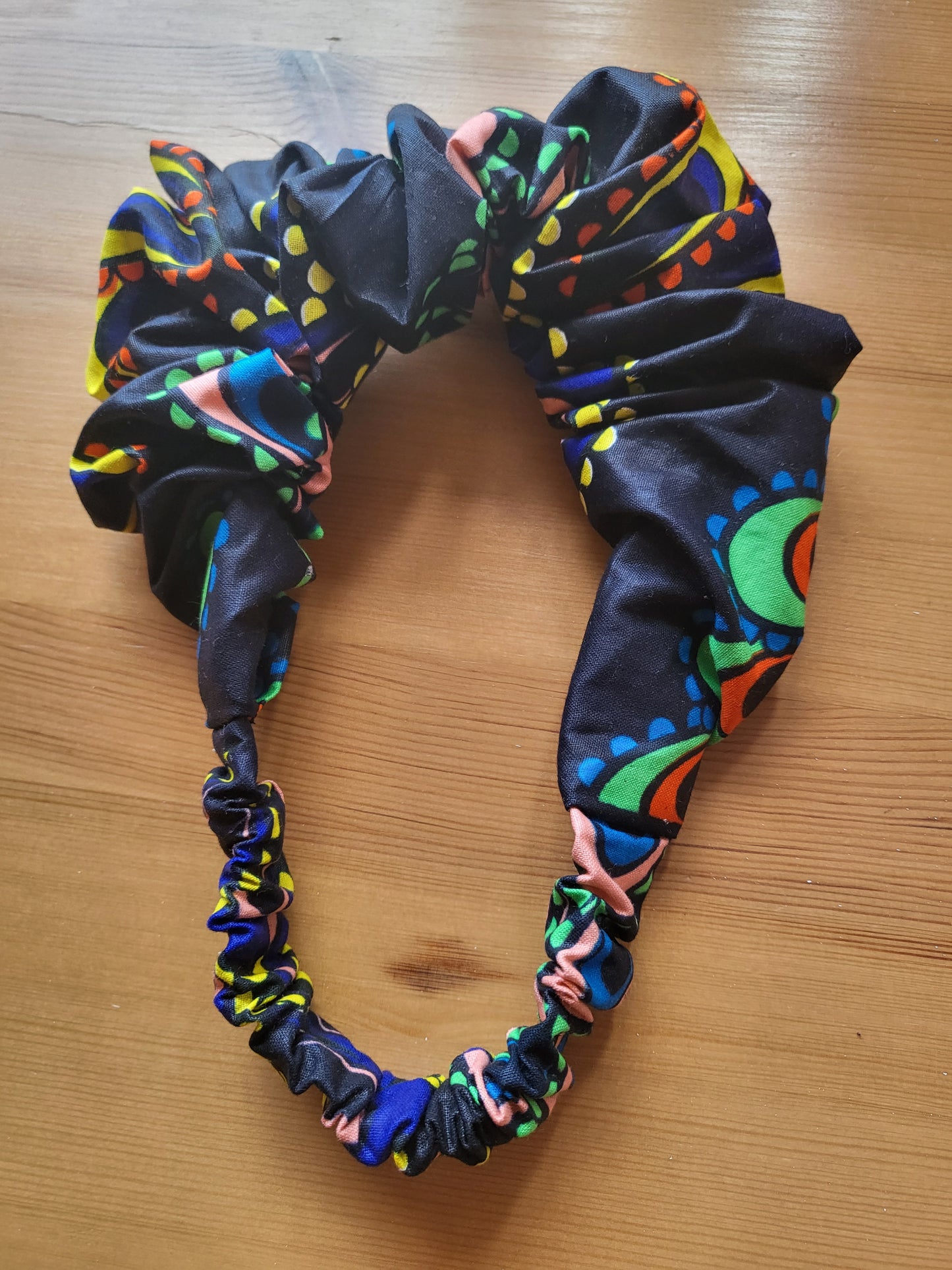 Ruffled African Print Headband - over 30 patterns - Glo Cre8s