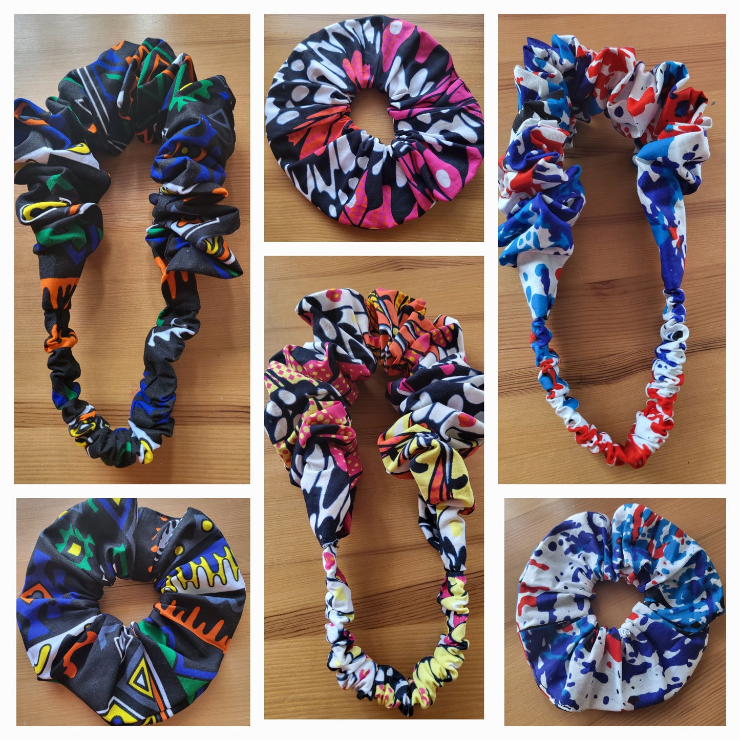 Headband with scrunchie - over 30 patterns - Glo Cre8s