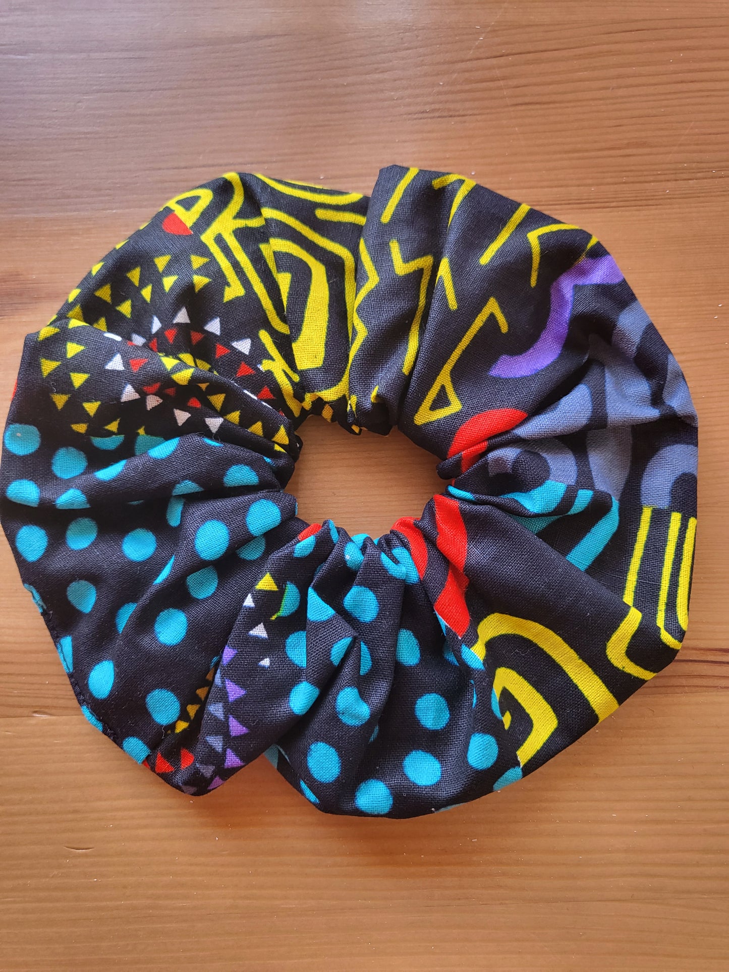 Large scrunchies 100% Cotton scrunchies - 40 patterns available - Glo Cre8s