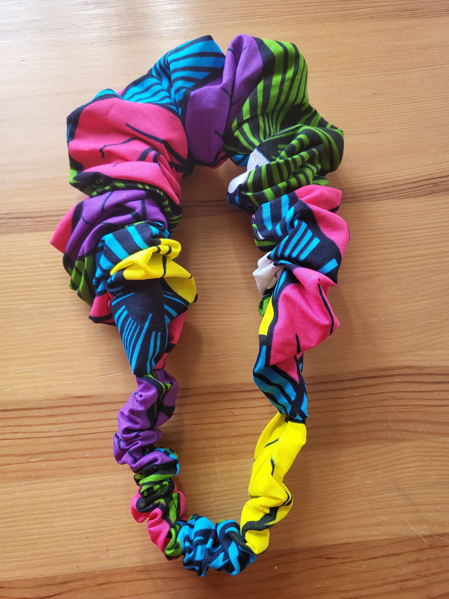 Ruffled African Print Headband - over 30 patterns - Glo Cre8s