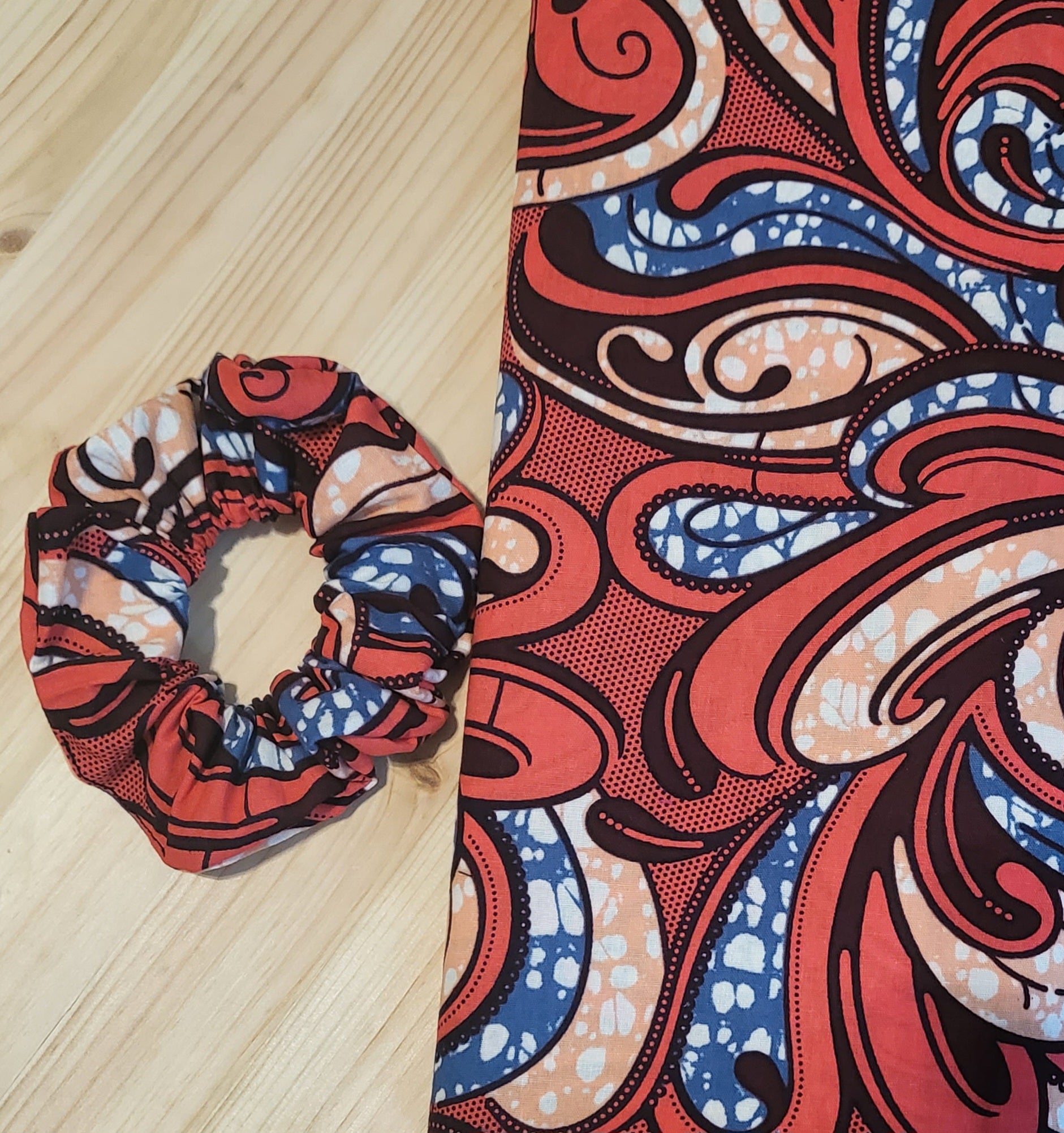 African Print Scrunchies - Glo Cre8s