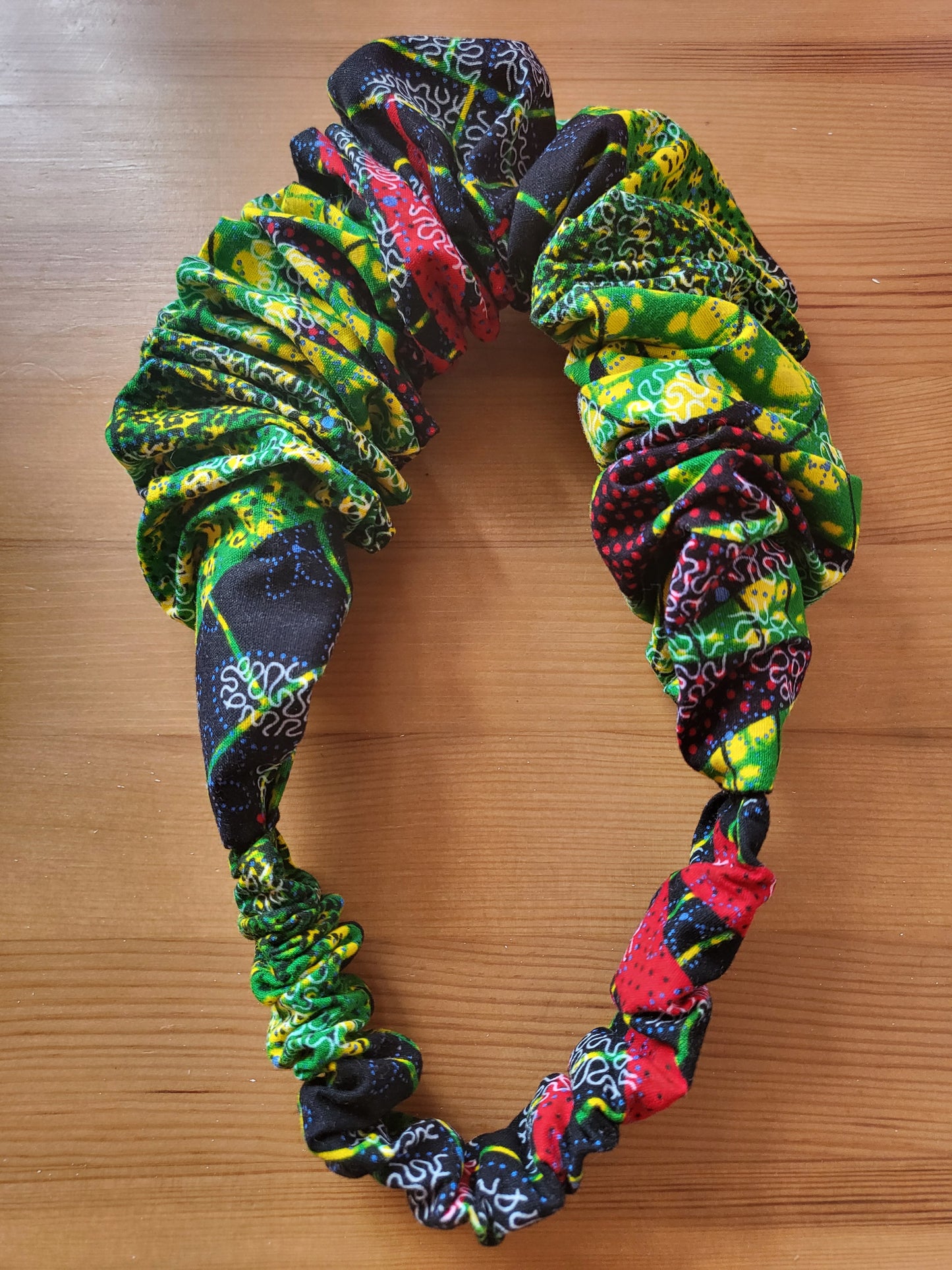 Ruffled African Print Headband - over 30 patterns - Glo Cre8s