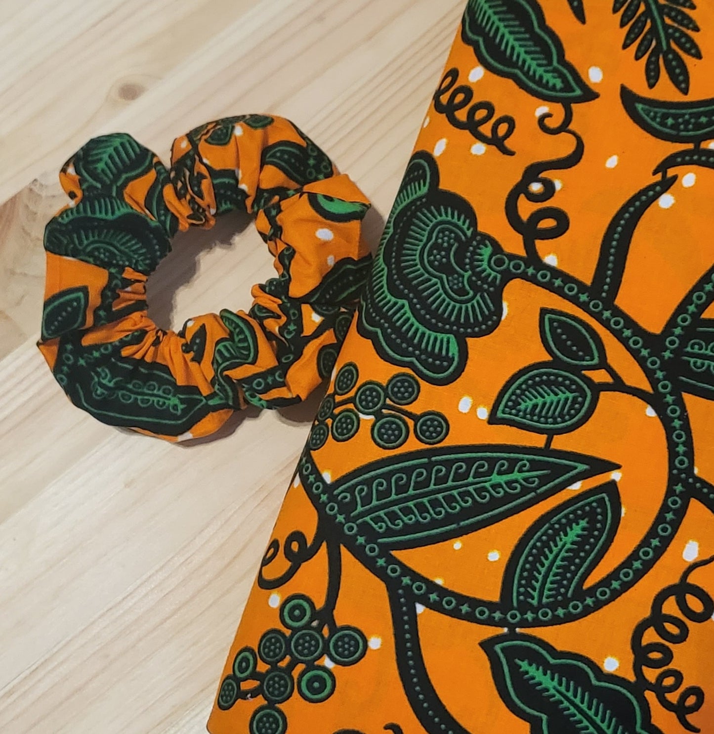 African Print Scrunchies - Glo Cre8s