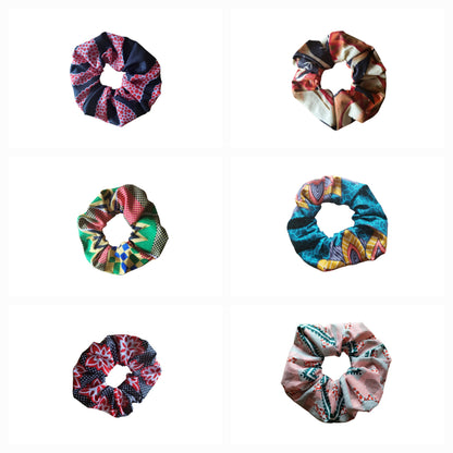 Large scrunchies | African print scrunchies - over 60 patterns - Glo Cre8s