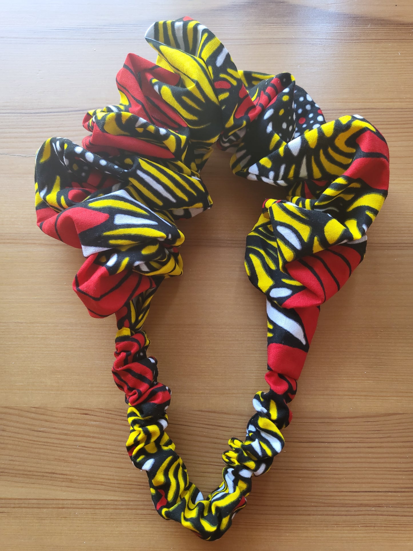 Ruffled African Print Headband - over 30 patterns - Glo Cre8s