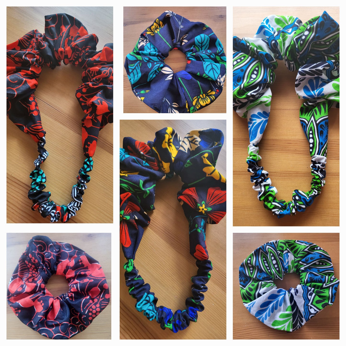 Headband with scrunchie - over 30 patterns - Glo Cre8s