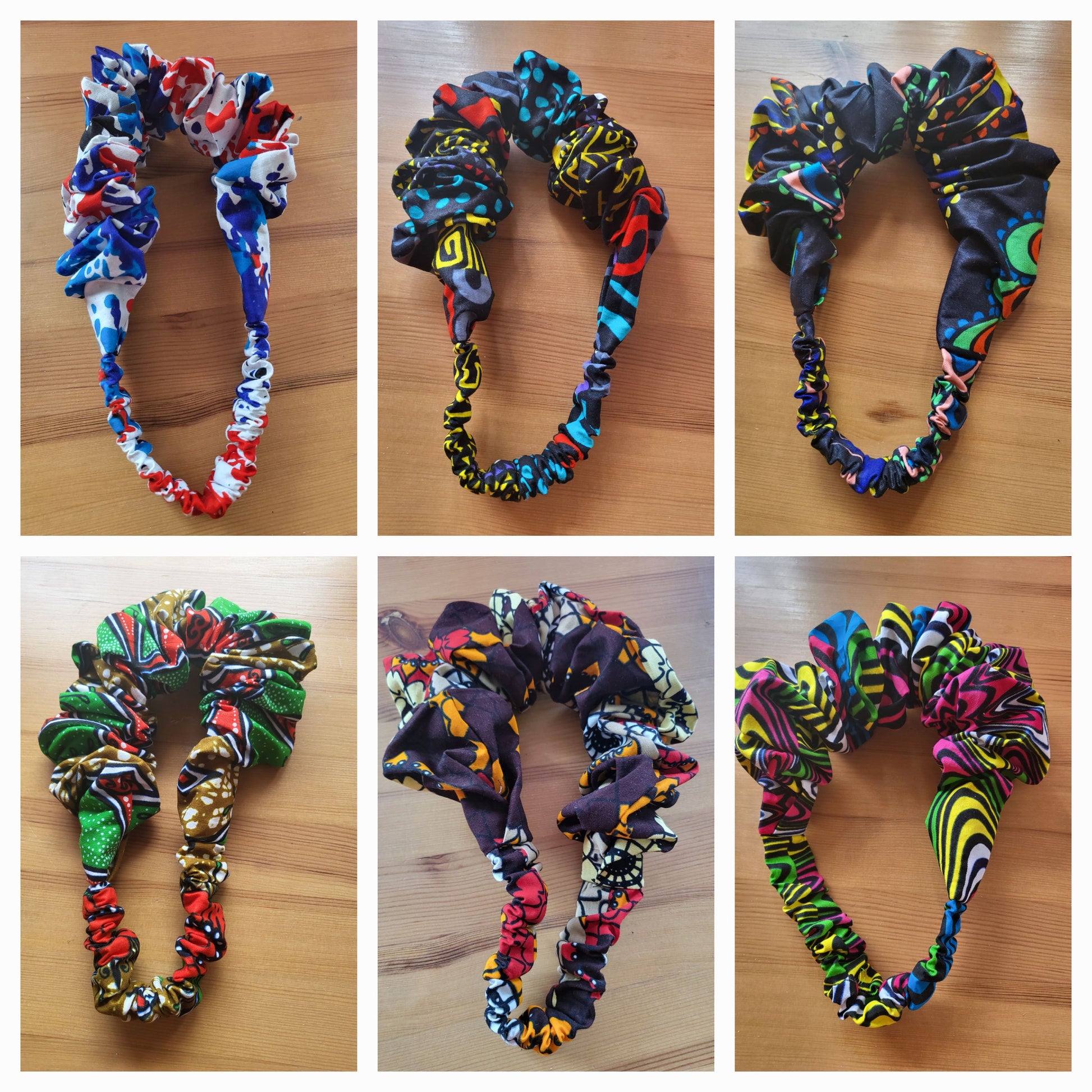 Ruffled African Print Headband - over 30 patterns - Glo Cre8s