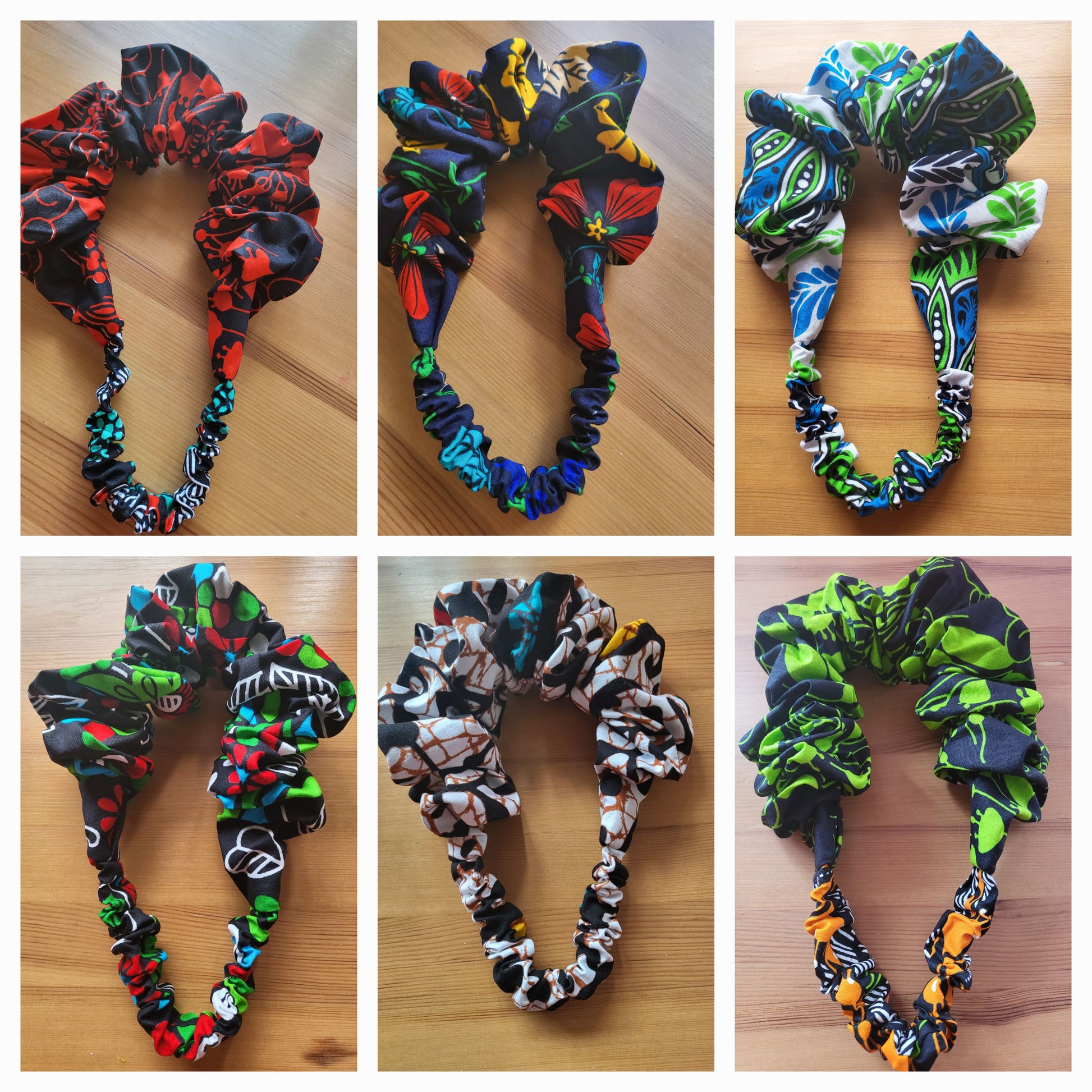 Ruffled African Print Headband - over 30 patterns - Glo Cre8s