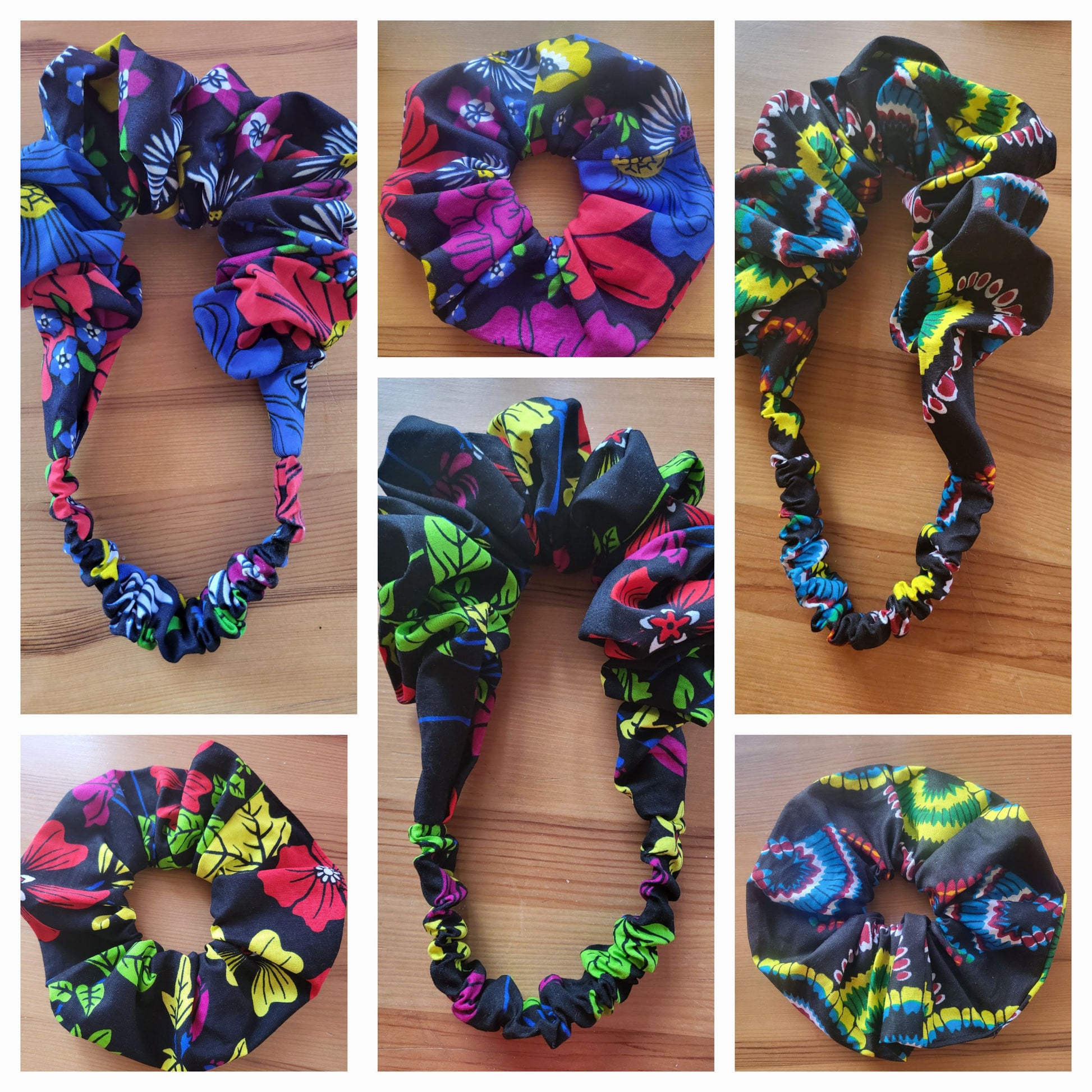 Headband with scrunchie - over 30 patterns - Glo Cre8s