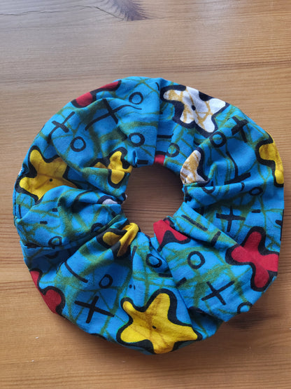 Large scrunchies 100% Cotton scrunchies - 40 patterns available - Glo Cre8s