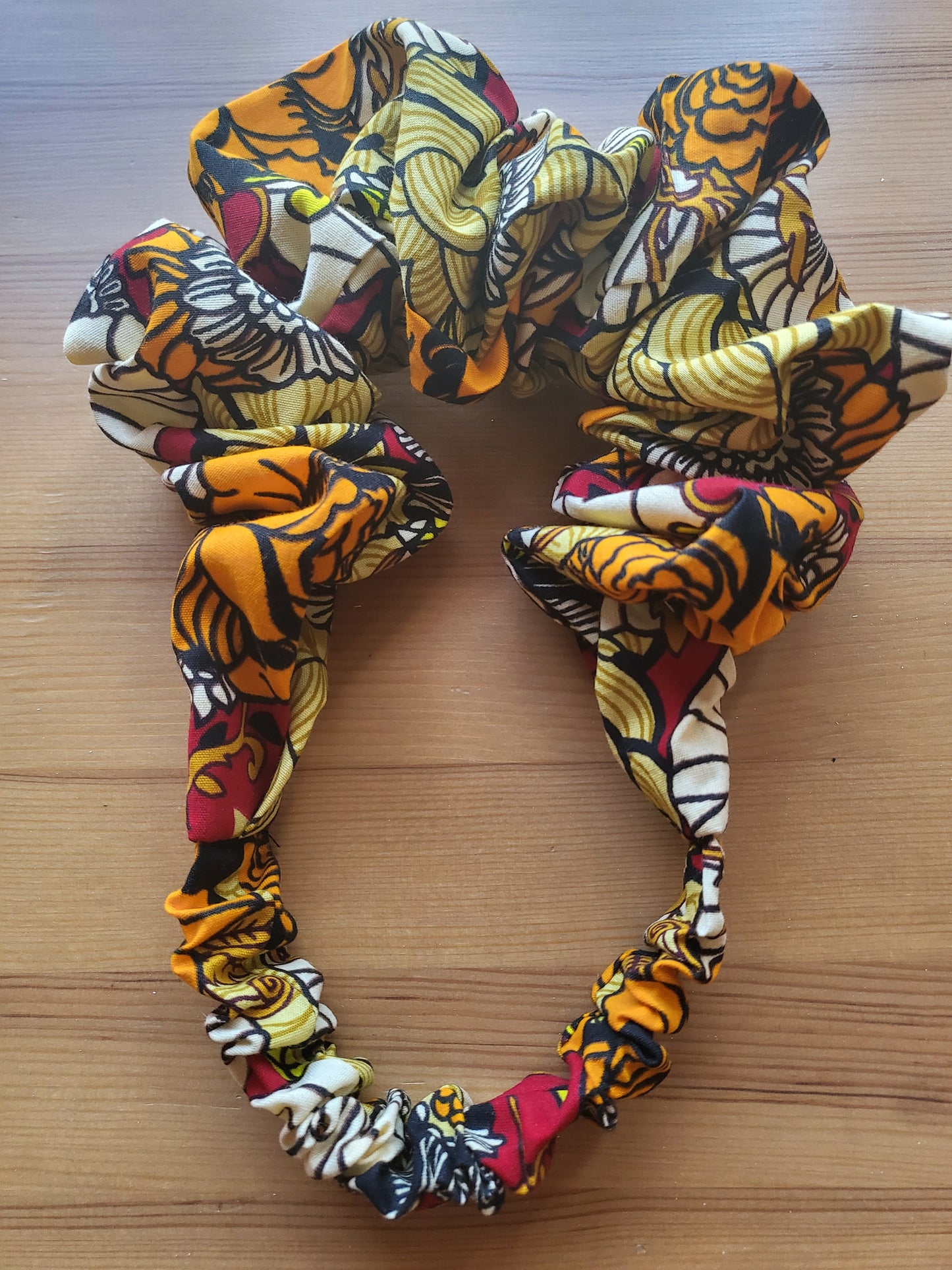 Ruffled African Print Headband - over 30 patterns - Glo Cre8s