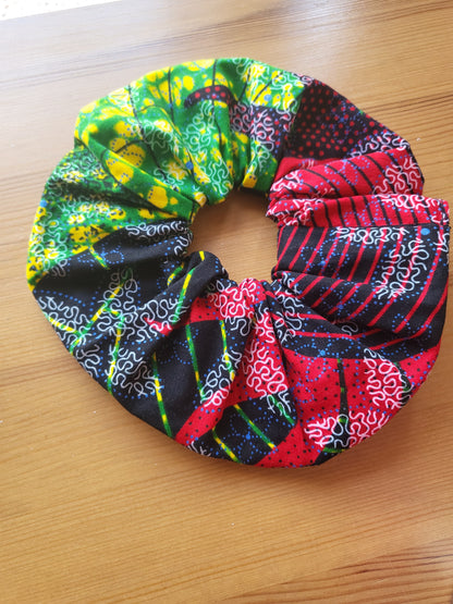 Large scrunchies 100% Cotton scrunchies - 40 patterns available - Glo Cre8s