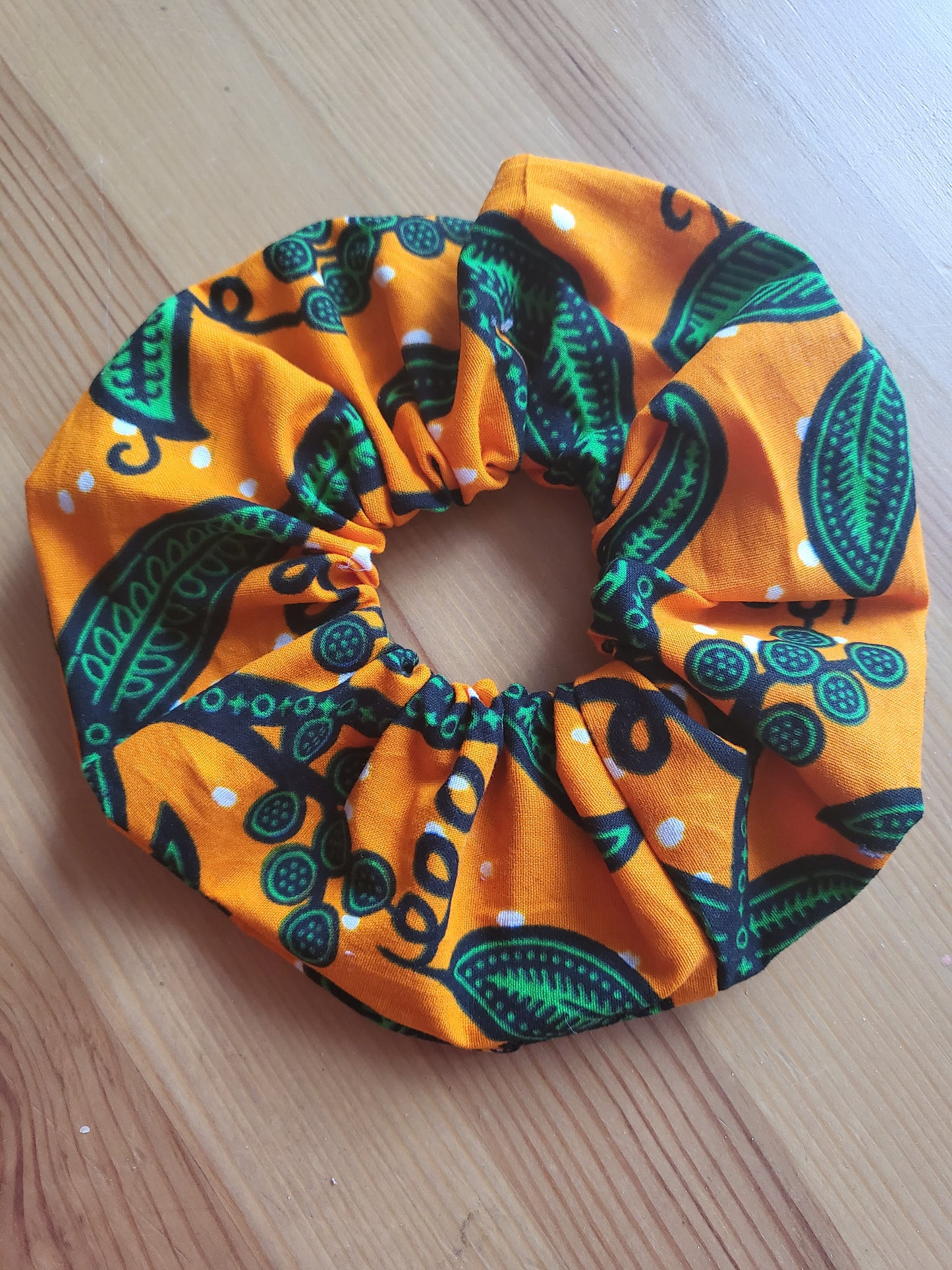 Large scrunchies 100% Cotton scrunchies - 40 patterns available - Glo Cre8s