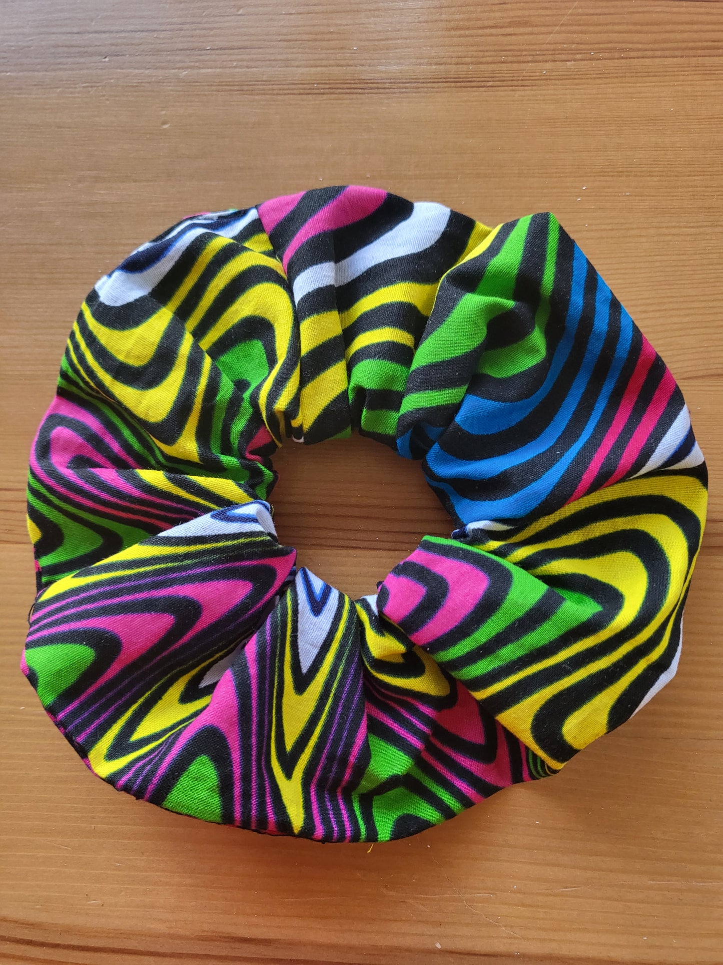 Large scrunchies 100% Cotton scrunchies - 40 patterns available - Glo Cre8s