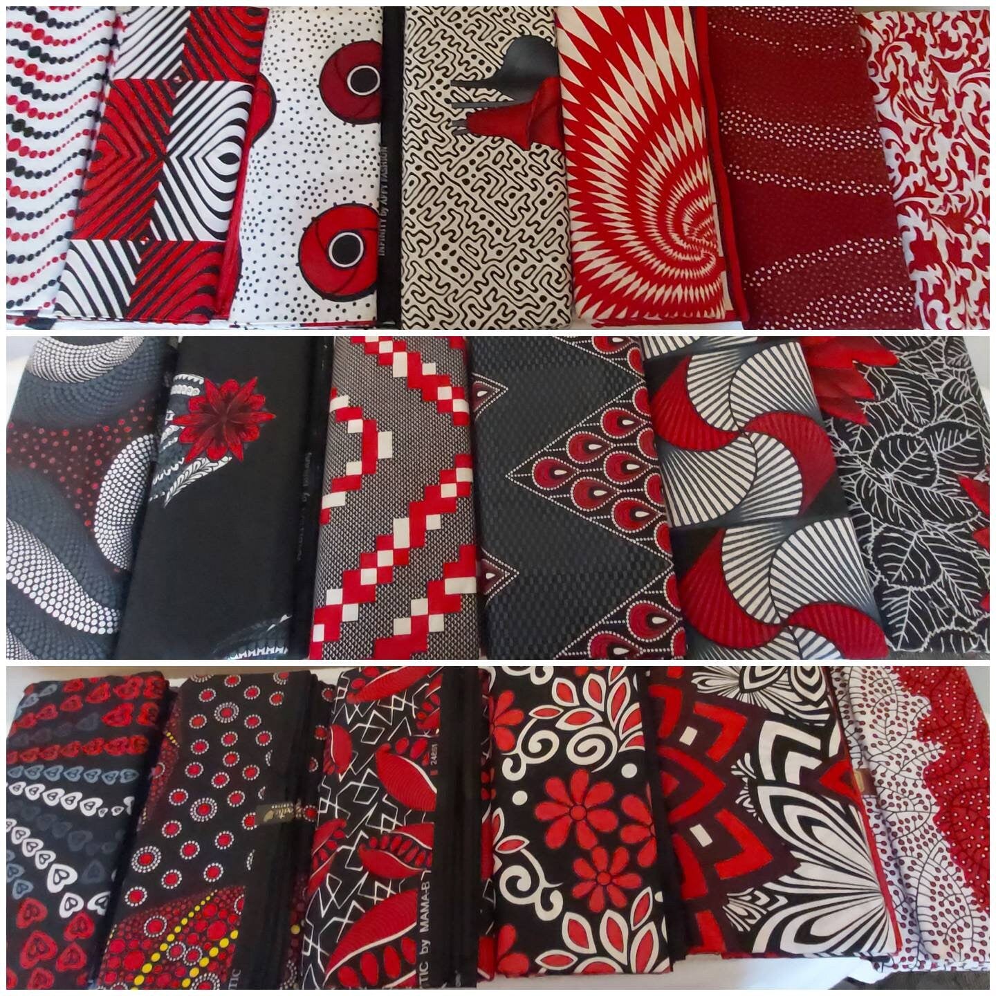 Shades of Red Fat Quarters Bundle FQ-7 - Glo Cre8s