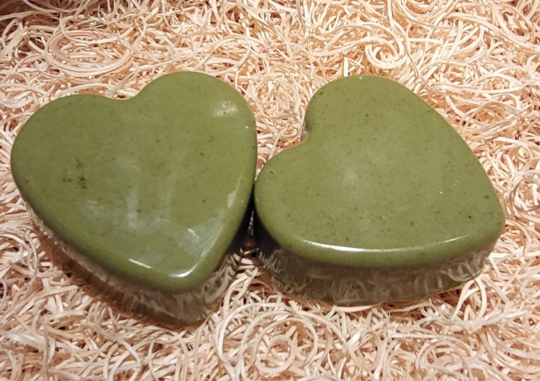 Green tea soap, moringa and neem Soap, naturally scented soap - Glo Cre8s