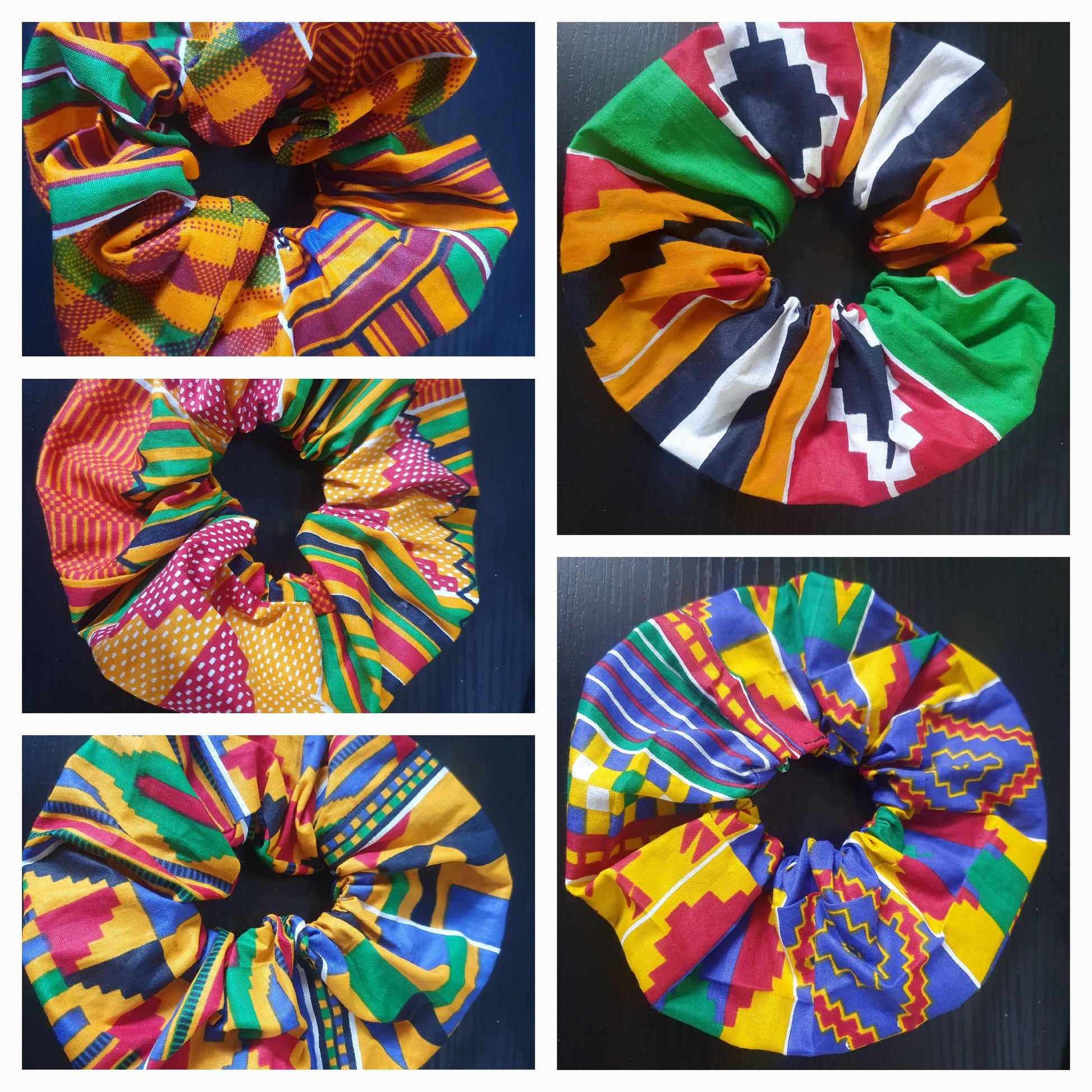 Kente Scrunchies - Glo Cre8s